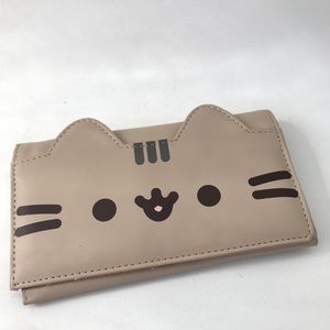 PUSHEEN cartoon cat wallet kitty ears whiskers